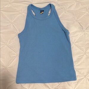 Girls Old Navy Blue Ribbed Tank Top